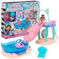 Conjunto de Brinquedos Gabby's Dollhouse - Piscina Purrific com Gabby e MerCat