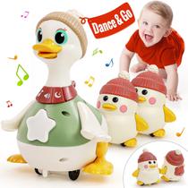 Conjunto de brinquedos HOLA Musical Dancing Duck 6-12 meses com Mama Duck