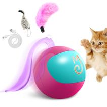 Conjunto de brinquedos interativo Cat Ball Migipaws Fun Tracker recarregável