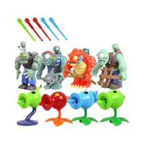Conjunto De Brinquedos Interativos Kids Plants Vs Zombies Shadow Pea Crazy Dave Personagens Do Jogo