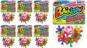 Conjunto de brinquedos JA-RU Big Jacks para crianças com bola saltitante (pacote com 6) Conjunto de brinquedos JA-RU Big Jacks para crianças com bola saltitante (pacote com 6)