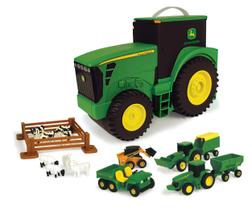 Conjunto de Brinquedos John Deere Value - 18 Peças com Estojo de Transporte (3+)