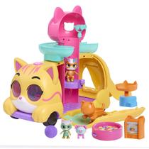 Conjunto de brinquedos Just Play SuperKitties Purr 'N' Go de 10 peças