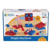 Conjunto de brinquedos Learning Resources Simple Machines STEM 63 peças