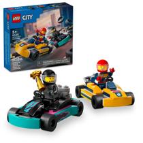 Conjunto de brinquedos LEGO City Go-Karts and Race Drivers 60400