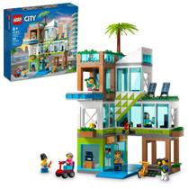 Conjunto de brinquedos LEGO My City Apartment Building 60365 com 6 minifiguras