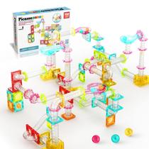 Conjunto de brinquedos Magnetic Marble Run Picasso Tiles, 100 unidades para crianças a partir de 3 anos