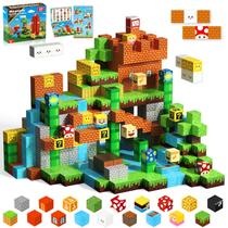Conjunto de brinquedos magnéticos Annexfun Magnetic Blocks 100 unidades para crianças de 3 a 10 anos Conjunto de brinquedos magnéticos Annexfun Magnetic Blocks 100 unidades para crianças de 3 a 10 anos