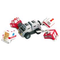 Conjunto de brinquedos magnéticos Popular Playthings Build-A-Truck