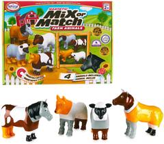 Conjunto de brinquedos magnéticos Popular Playthings Farm Animals 16 unidades