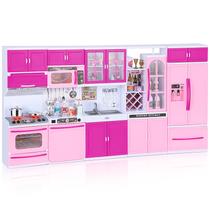 Conjunto de brinquedos Mastom Kitchen 56PCS Luzes e sons para meninas Conjunto de brinquedos Mastom Kitchen 56PCS Luzes e sons para meninas