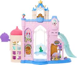 Conjunto de brinquedos Mattel Disney Princess Pet Castle com 3 amigos animais Conjunto de brinquedos Mattel Disney Princess Pet Castle com 3 amigos animais