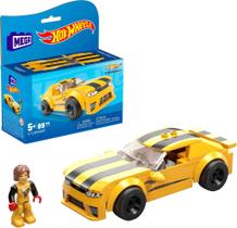 Conjunto de Brinquedos MEGA Hot Wheels 17 Camaro - Construindo Carros de Corrida