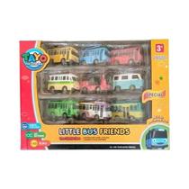 Conjunto De Brinquedos Mini Ônibus Tayo Para Meninos Com Portas Que Abrem, Veículo Educacional De