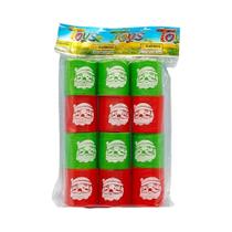 Conjunto De Brinquedos Mini Papai Noel E Rena 12 24 36 Peças Lembrancinhas De Natal E Ano Novo