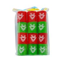 Conjunto De Brinquedos Mini Papai Noel E Rena 12 24 36 Peças Lembrancinhas De Natal E Ano Novo