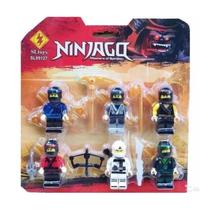 Conjunto de brinquedos Ninja Go 6 Figures com acessórios