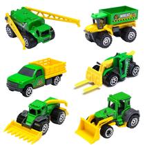 Conjunto de brinquedos Oriate Children Diecasting Farm Car 6 unidades de 3 anos ou mais Conjunto de brinquedos Oriate Children Diecasting Farm Car 6 unidades de 3 anos ou mais