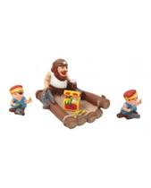 Conjunto de brinquedos para banheira Playmaker Toys Rubber Pirate Family Conjunto de brinquedos para banheira Playmaker Toys Rubber Pirate Family
