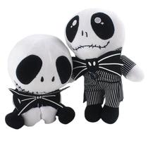 Conjunto de brinquedos para bonecas de pelúcia Jack Skellington Halloween 20-25 cm, 2 unidades