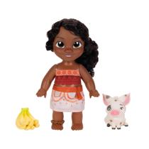 Conjunto de brinquedos para bonecas Disney Moana 2 Little Sis Simea Doll & Pua Figure
