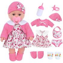 Conjunto de brinquedos para bonecas ZNTWEI de 30 cm com roupas e acessórios para bonecas Reborn. Conjunto de brinquedos para bonecas ZNTWEI de 30 cm com roupas e acessórios para bonecas Reborn.