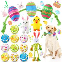 Conjunto de brinquedos para cães PullCrease, 14 peças de brinquedos Squeaky para cães de médio e grande porte