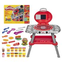 Conjunto de brinquedos para churrasco Play-Doh Sizzlin' Grill com luzes e sons