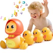 Conjunto de brinquedos para engatinhar bebês JUYEE Magnetic Swaying Ducks com música Conjunto de brinquedos para engatinhar bebês JUYEE Magnetic Swaying Ducks com música