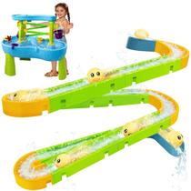 Conjunto de brinquedos para escorregador de água e mesa dágua Step2 Resflycheng