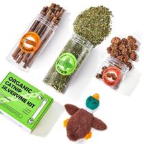 Conjunto de brinquedos para gatos Potaroma Natural Catnip Silvervine Gall Fruit