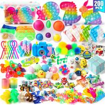 Conjunto de brinquedos Party Favors YOVIWEI Fidget, 200 unidades para crianças Conjunto de brinquedos Party Favors YOVIWEI Fidget, 200 unidades para crianças