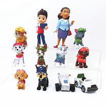 Conjunto de brinquedos Paw Patrol Rescue Dog Figures 12 peças Sajy para crianças