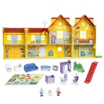 Conjunto de brinquedos Peppa Pig A grande casa da família Peppa com 3 figuras 2025