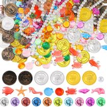 Conjunto de brinquedos Pirate Treasure Hanaive 319 unidades com moedas e gemas