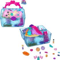 Conjunto de brinquedos Polly Pocket Sparkle Cove Adventure com 2 bonecos