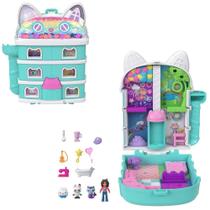 Conjunto de brinquedos Polly Pocket x Gabby's Dollhouse com microbonecas Conjunto de brinquedos Polly Pocket x Gabby's Dollhouse com microbonecas