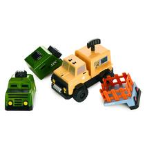 Conjunto de brinquedos POPULAR PLAYTHINGS Magnetic Build A Truck Special Forces Conjunto de brinquedos POPULAR PLAYTHINGS Magnetic Build A Truck Special Forces
