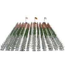 Conjunto de brinquedos RAINBOW TOYFROG Army Men Play Bucket WWII, mais de 300 unidades