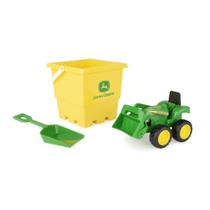 Conjunto de brinquedos Sandbox TOMY John Deere Dump Truck Bucket Shovel