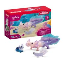 Conjunto de brinquedos Schleich Axolotl Salamander Undersea para crianças de 5 anos ou mais
