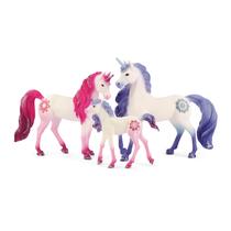 Conjunto de brinquedos Schleich bayala Unicorn de 3 peças colecionáveis para meninas com mais de 5 anos