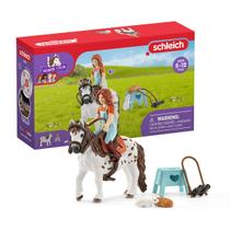 Conjunto de brinquedos Schleich Horse Club Mia and Spotty de 9 peças de 5 a 12 anos