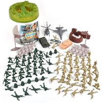 Conjunto de brinquedos Sunny Days Military Battle Group com 100 soldados