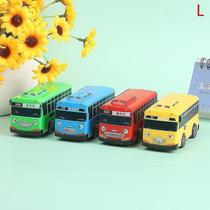 Conjunto de brinquedos Tayo The Little Bus Cartoon Pull Back Car Kids 4 unidades Conjunto de brinquedos Tayo The Little Bus Cartoon Pull Back Car Kids 4 unidades