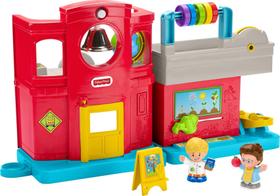 Conjunto de brinquedos Toy School Musical Fisher-Price Little People com mais de 1 ano Conjunto de brinquedos Toy School Musical Fisher-Price Little People com mais de 1 ano