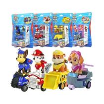 Conjunto De Brinquedos Veículos Paw Patrol 4PCS, Carros De Ação Chase, Skye, Marshall, Rubble,