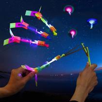 Conjunto de brinquedos voadores de helicóptero LED Light Arrow Rocket (10 unidades) Conjunto de brinquedos voadores de helicóptero LED Light Arrow Rocket (10 unidades)