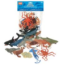 Conjunto de brinquedos Wild Republic Aquatic Animals 11 peças com bolsa Conjunto de brinquedos Wild Republic Aquatic Animals 11 peças com bolsa