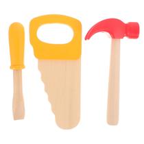 Conjunto de brinquedos Wooden Hammer jojofuny Simulation Pretend Play Conjunto de brinquedos Wooden Hammer jojofuny Simulation Pretend Play